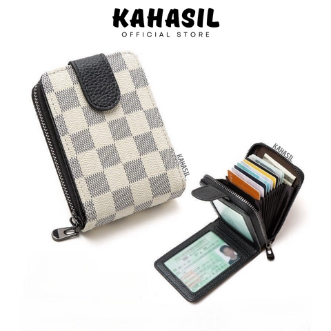 KAHASIL - Dompet Kartu Wanita Card Holder Bahan Kulit PU Leather KHDP29